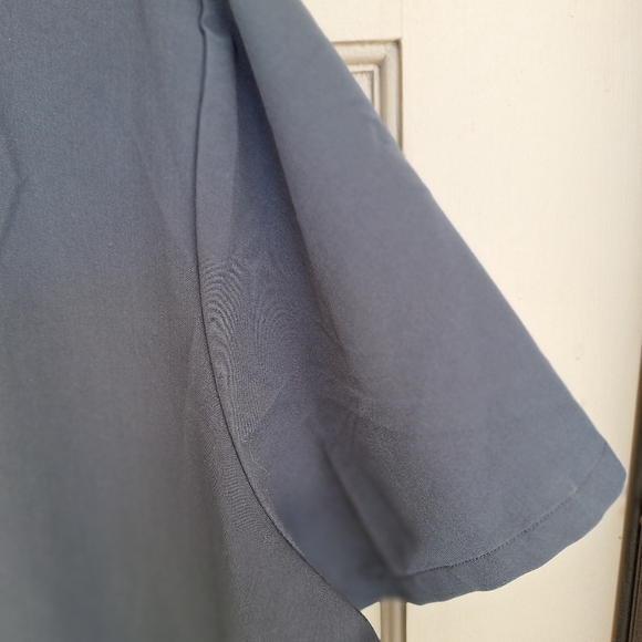 Scrub Top Mandala Plus Sz2XL Gray Pockets - Picture 5 of 7